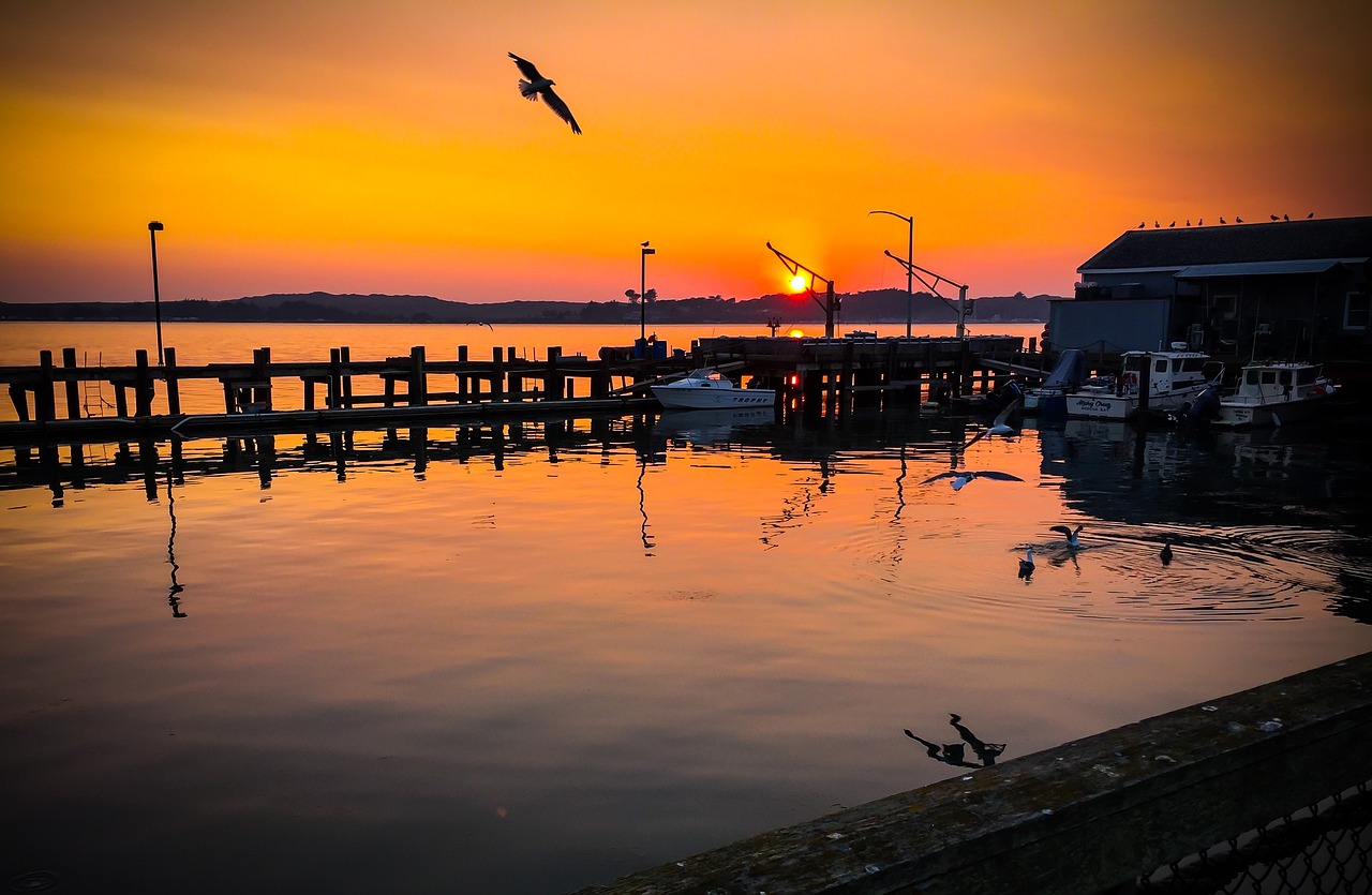 Sunset image of Bodega Bay, CA
