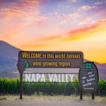 Image of a sign introducing visitors to Napa Valley