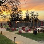 Image of outdoor seating at a winery in Santa Rosa, CA